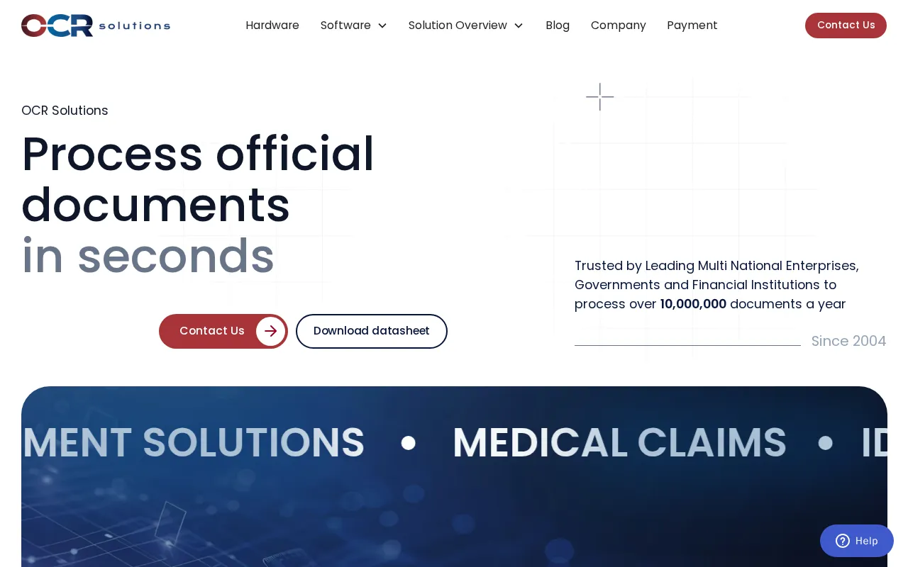 OCR Solutions — preview screenshot