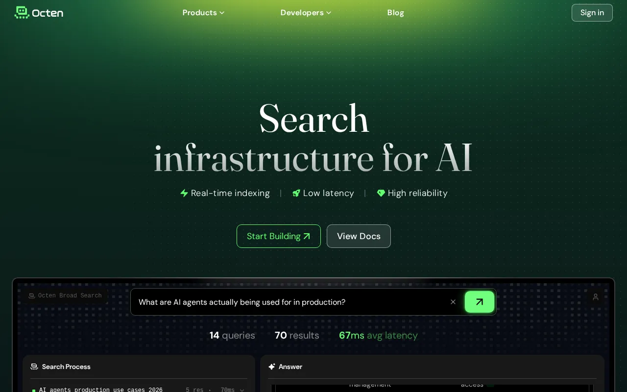 Octen — preview screenshot