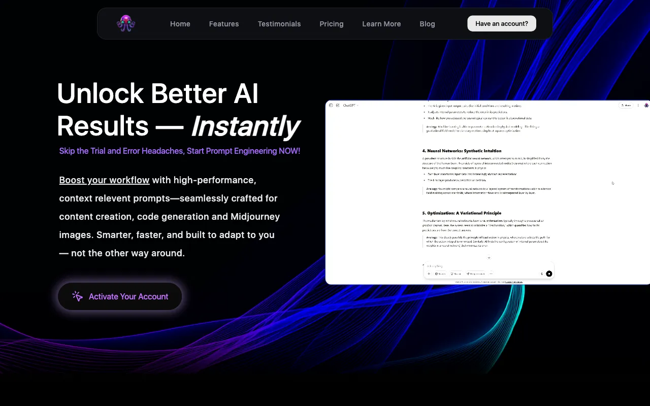 OctiAI — preview screenshot