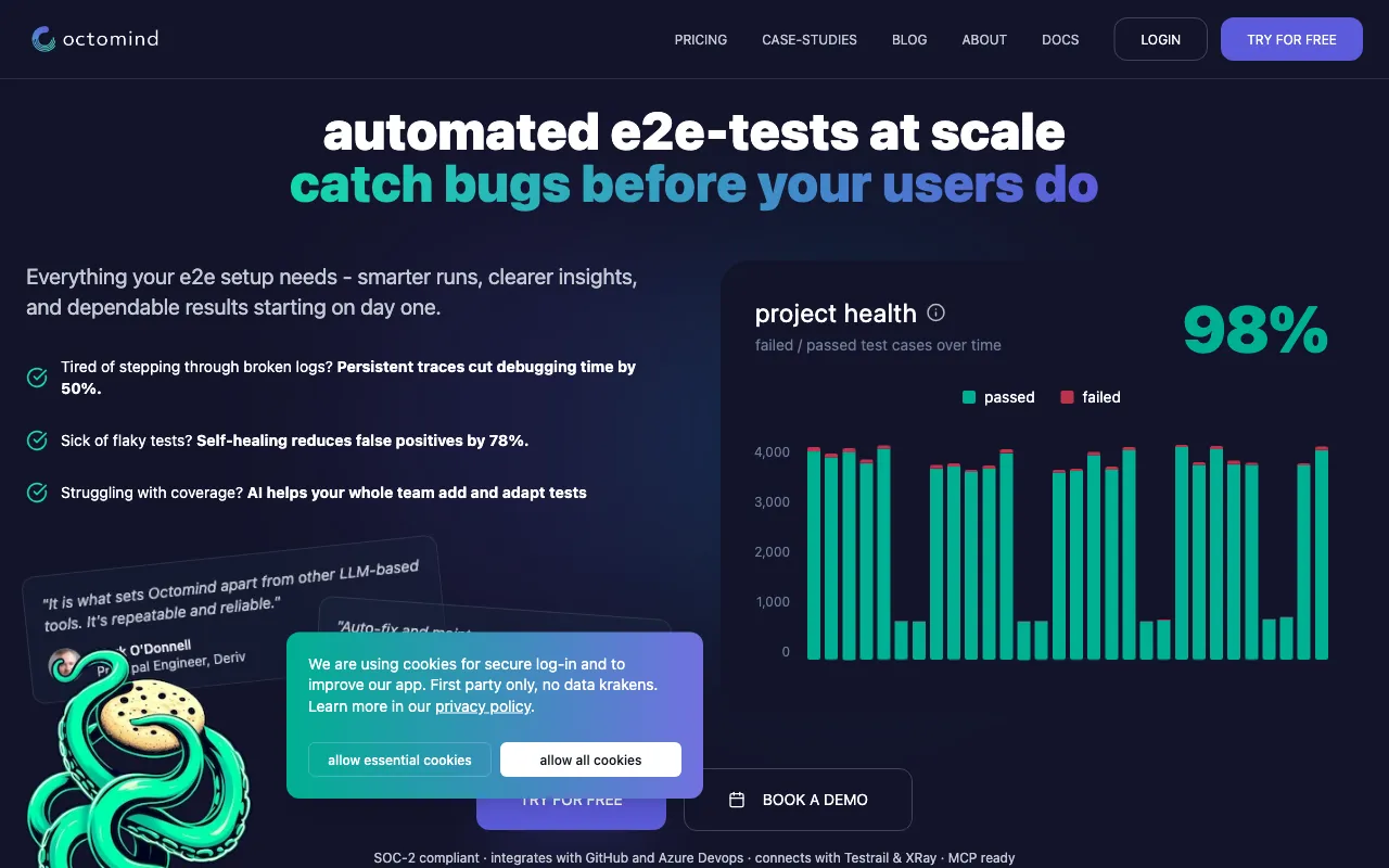 Octomind — preview screenshot