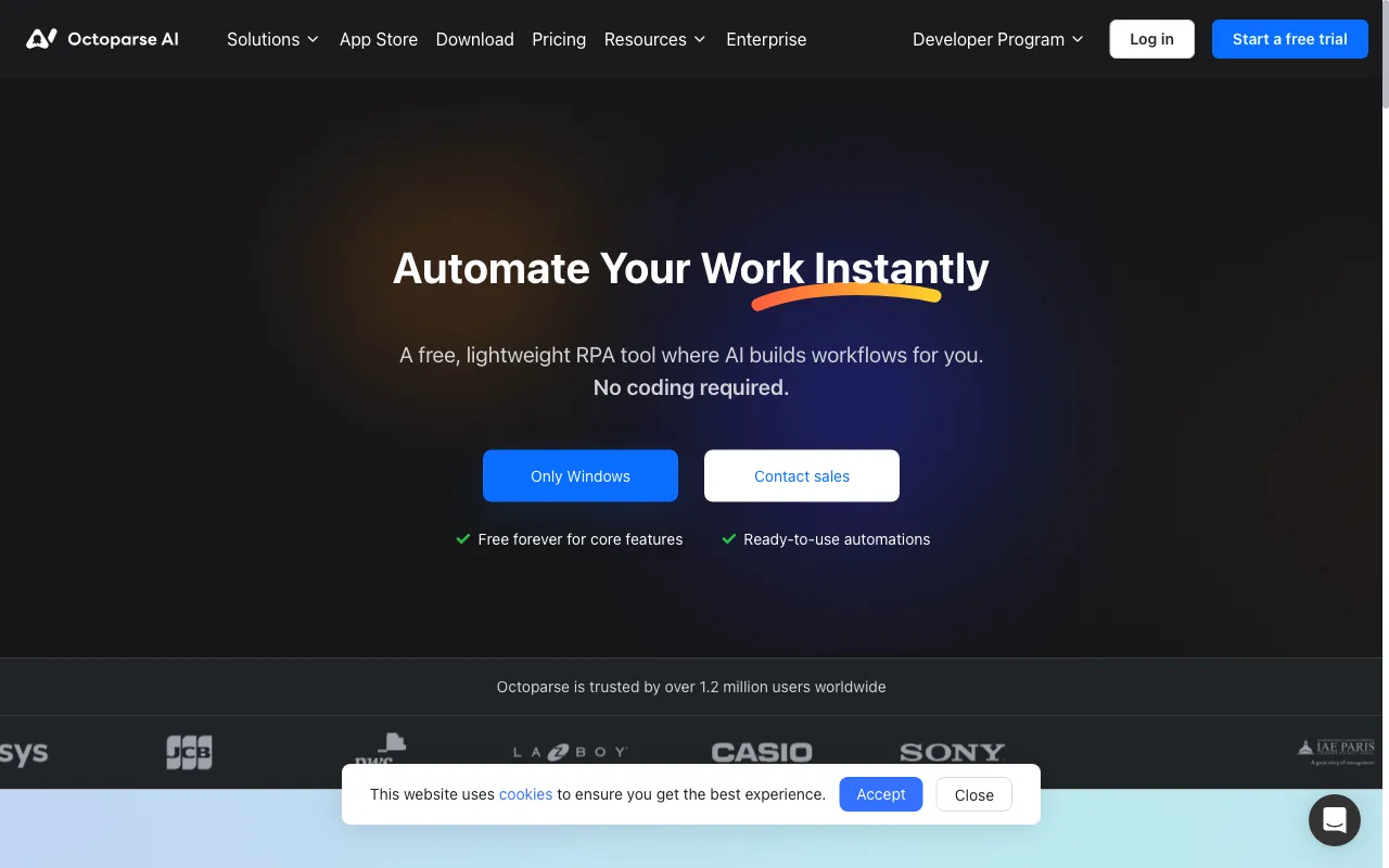 Octoparse AI — preview screenshot