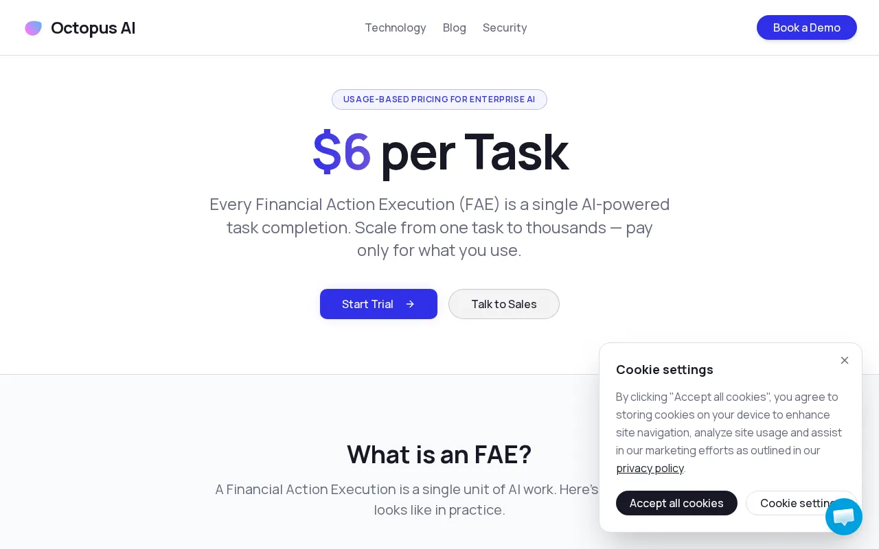 Octopus AI — pricing page