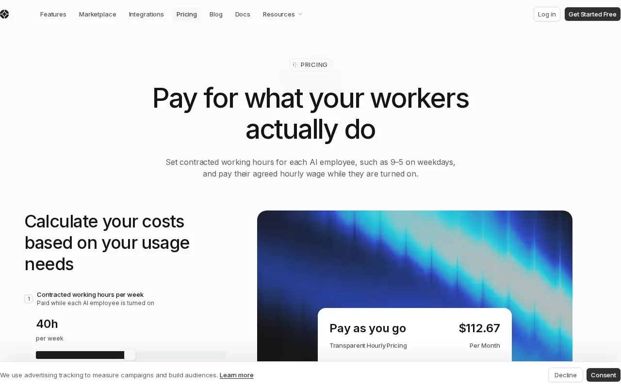Odella — pricing page