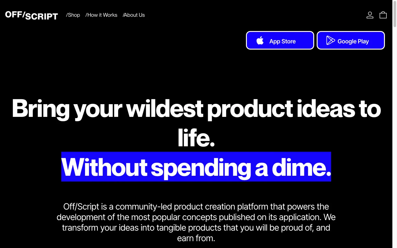 Off/Script — preview screenshot