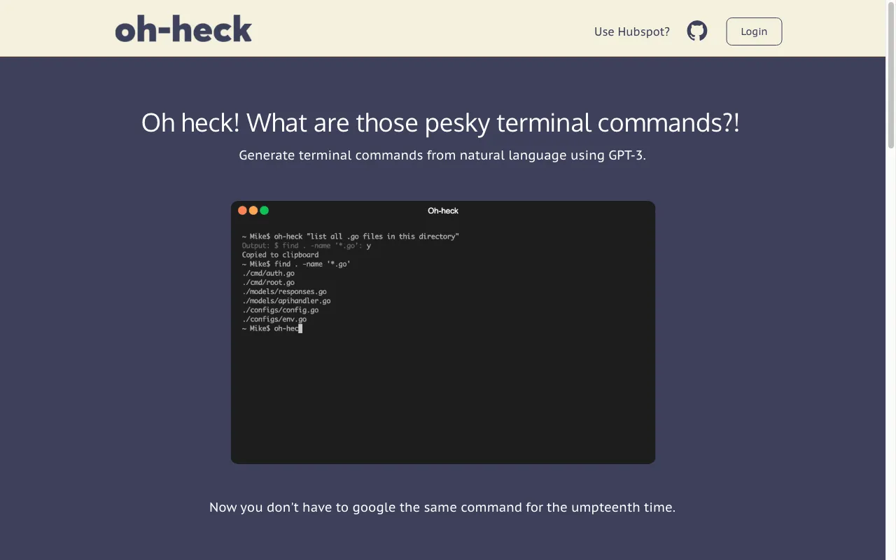 Oh-heck — preview screenshot