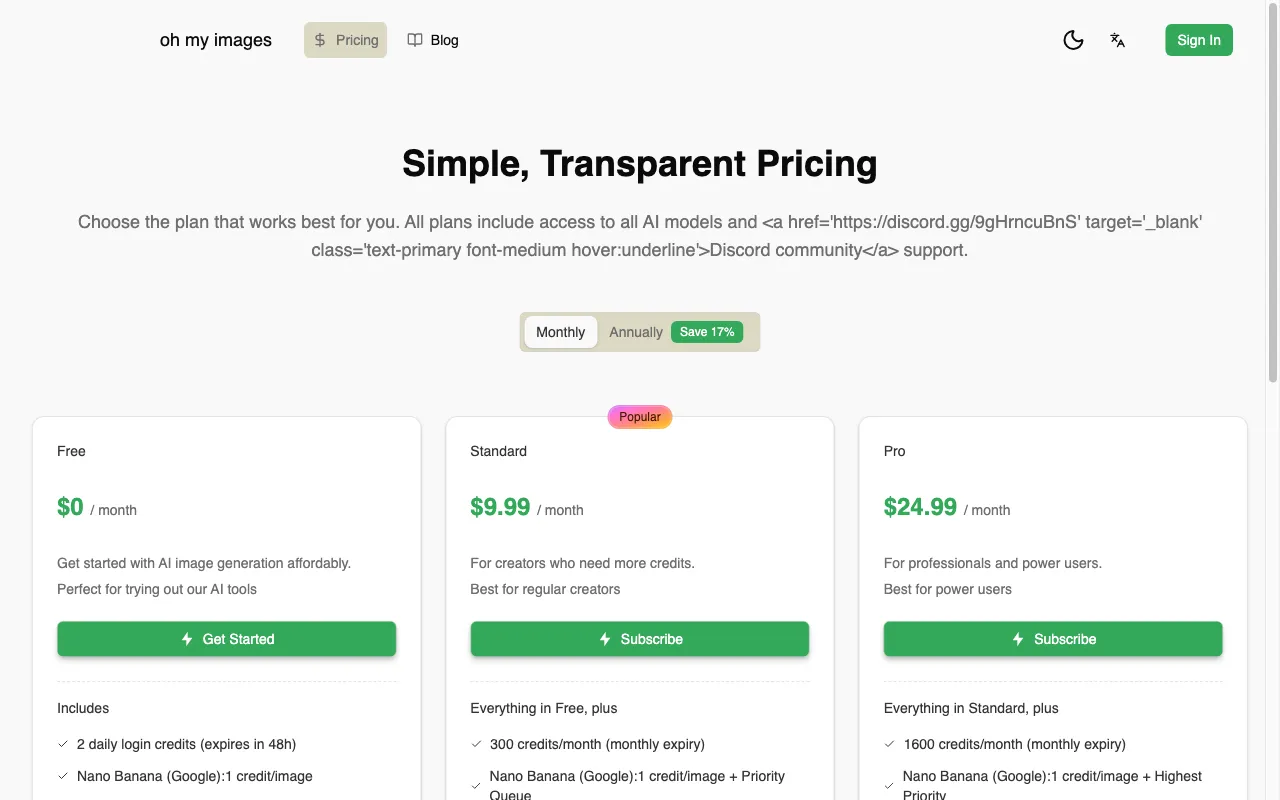 ohmyimages-2 — pricing page