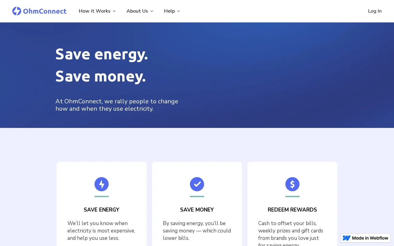 Ohmconnect — preview screenshot
