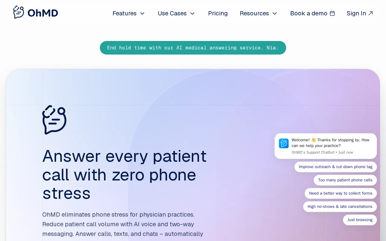 OhMD — preview screenshot