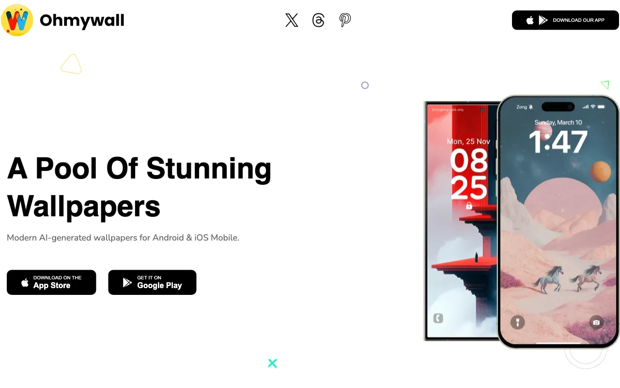 ohmywall Wallpaper — preview screenshot