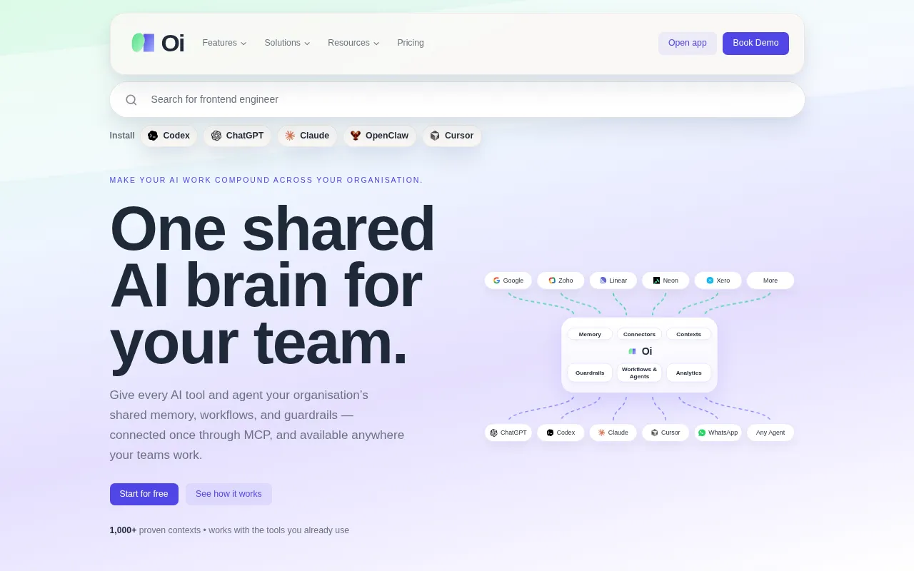 Oi — preview screenshot