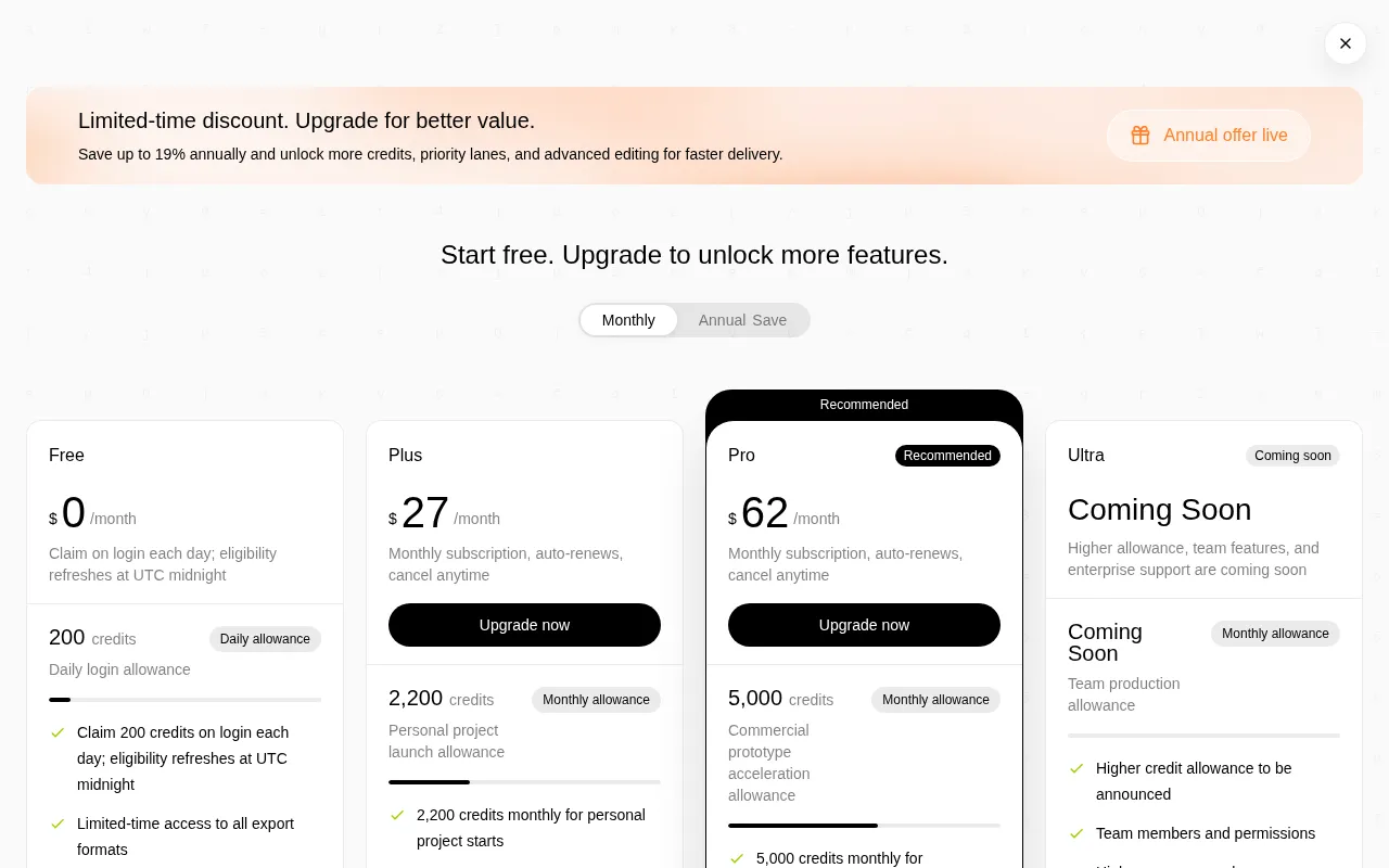 OJO — pricing page