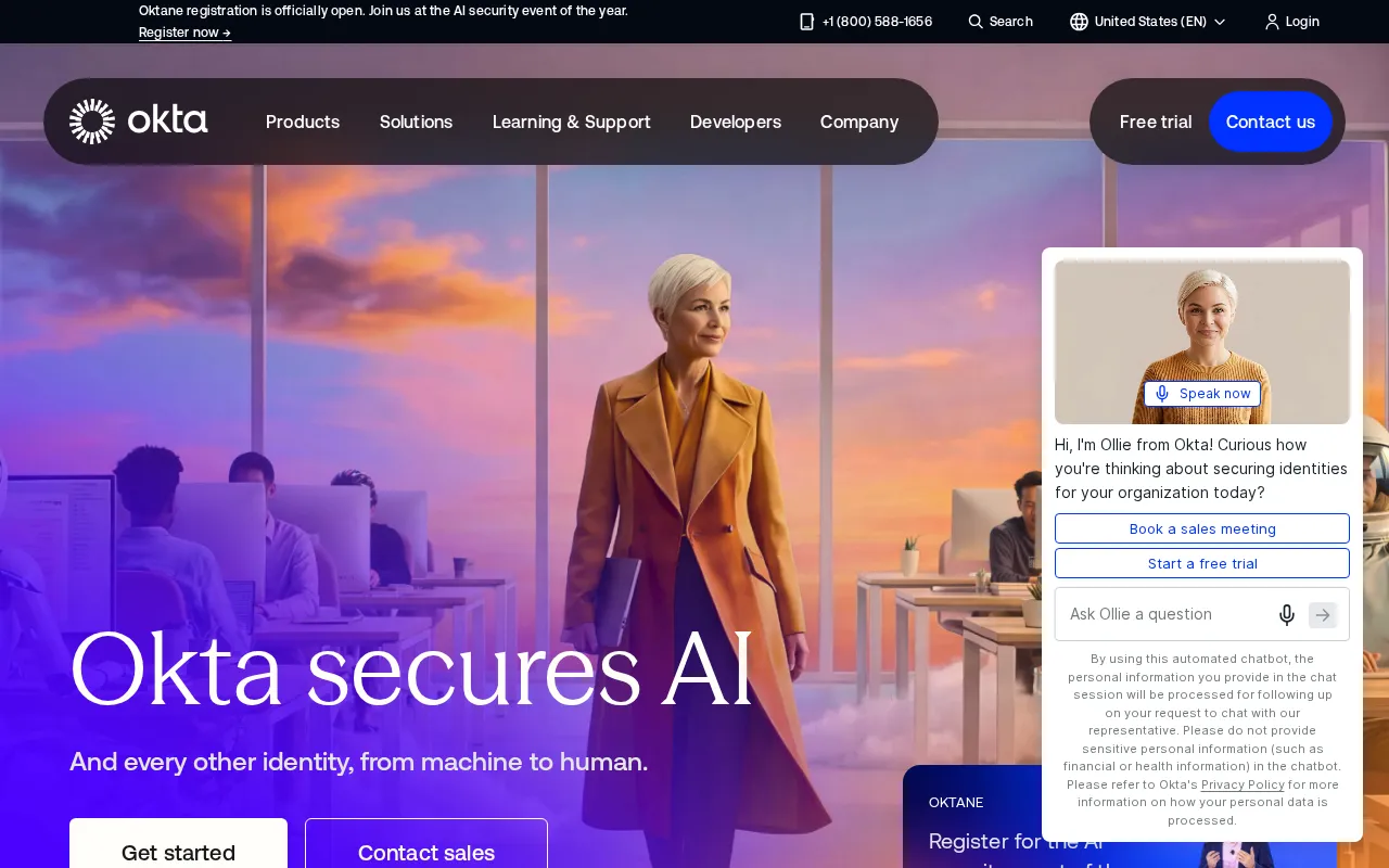 Okta — preview screenshot