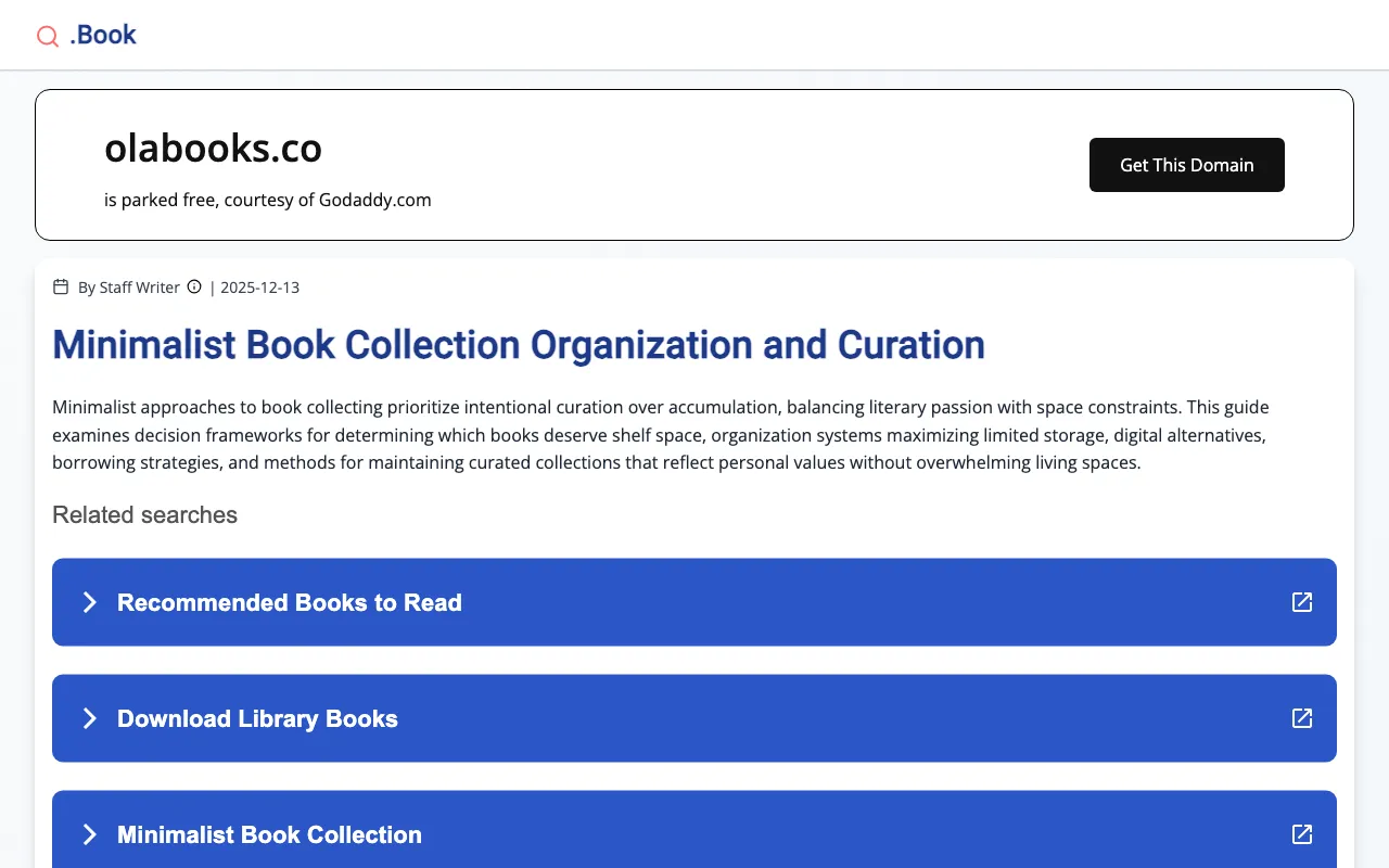Olabooks.co — preview screenshot