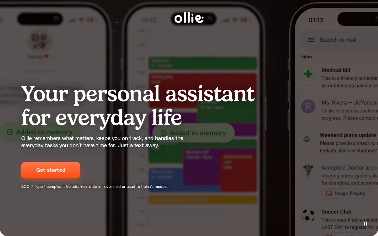 Ollie AI — preview screenshot