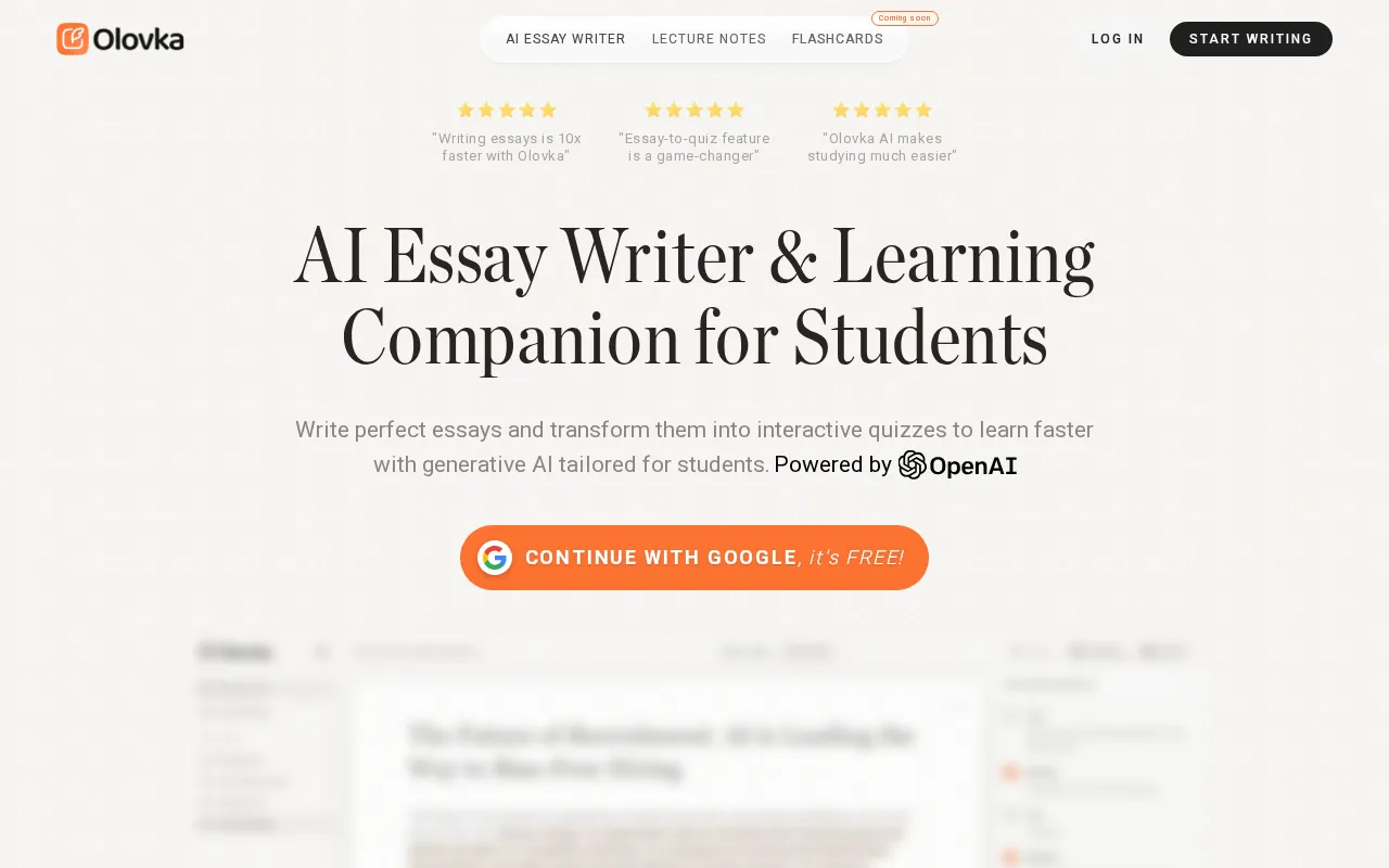 Olovka — preview screenshot