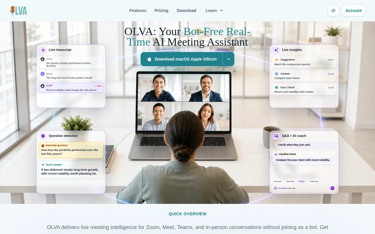 OLVA — preview screenshot