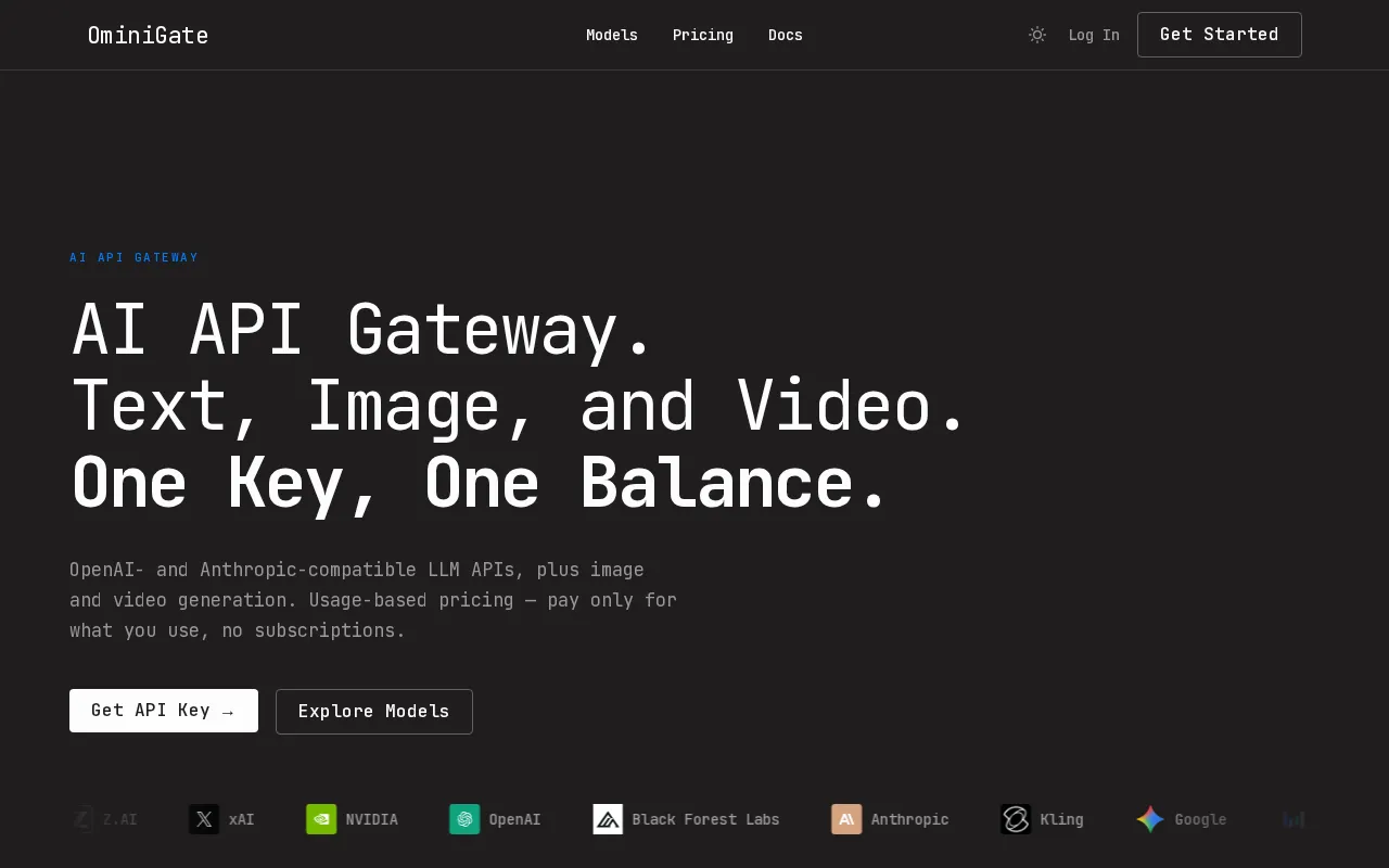 OminiGate — preview screenshot