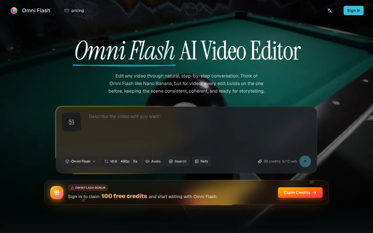 Omni Flash — preview screenshot