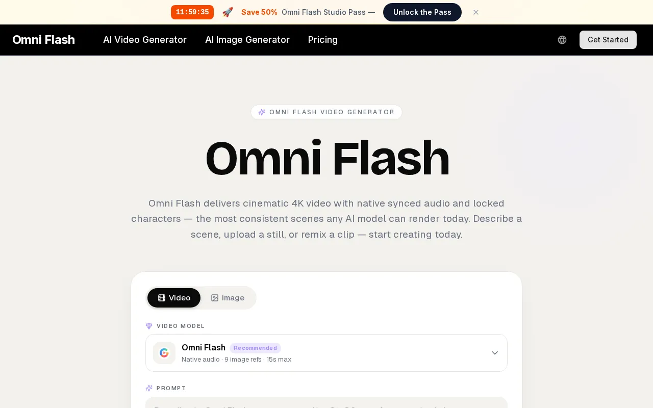 Omni Flash — preview screenshot