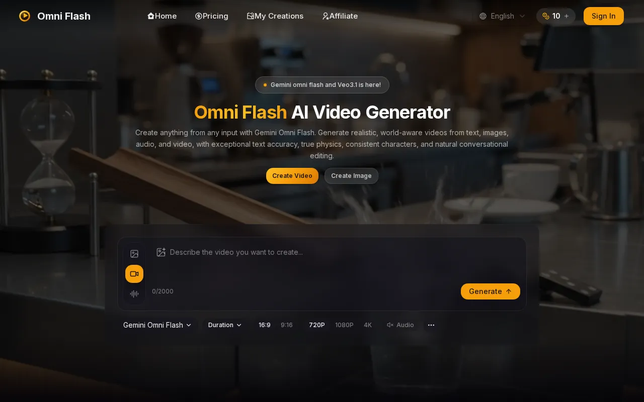 Omni Flash — preview screenshot