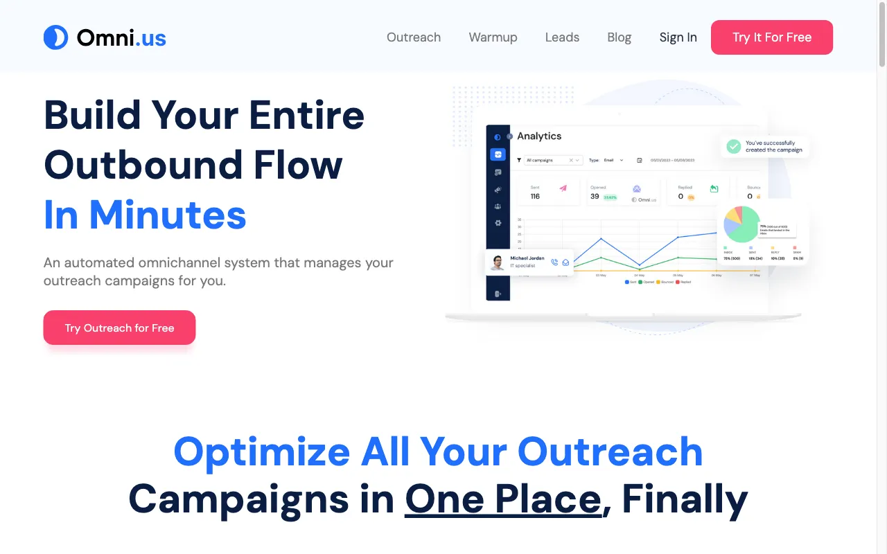 OmniOutreach — preview screenshot