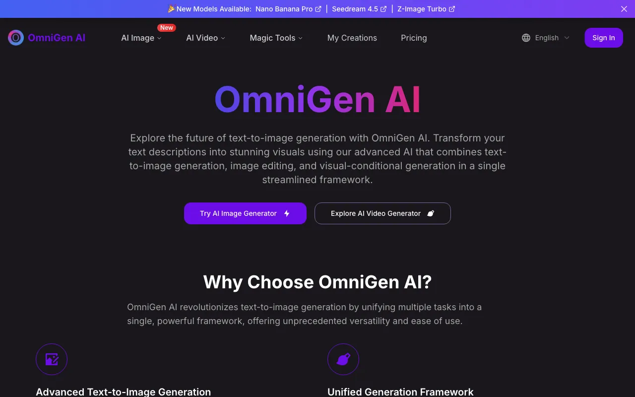 OmniGen — preview screenshot