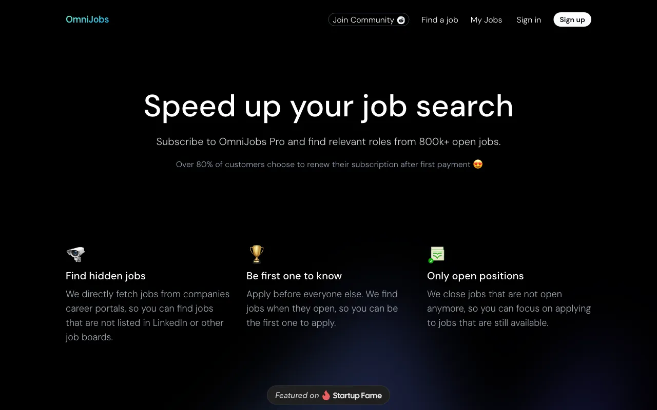 OmniJobs — pricing page