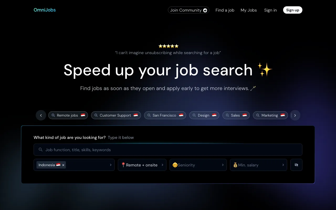 OmniJobs — preview screenshot