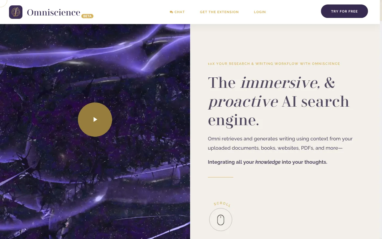 Omniscience — preview screenshot
