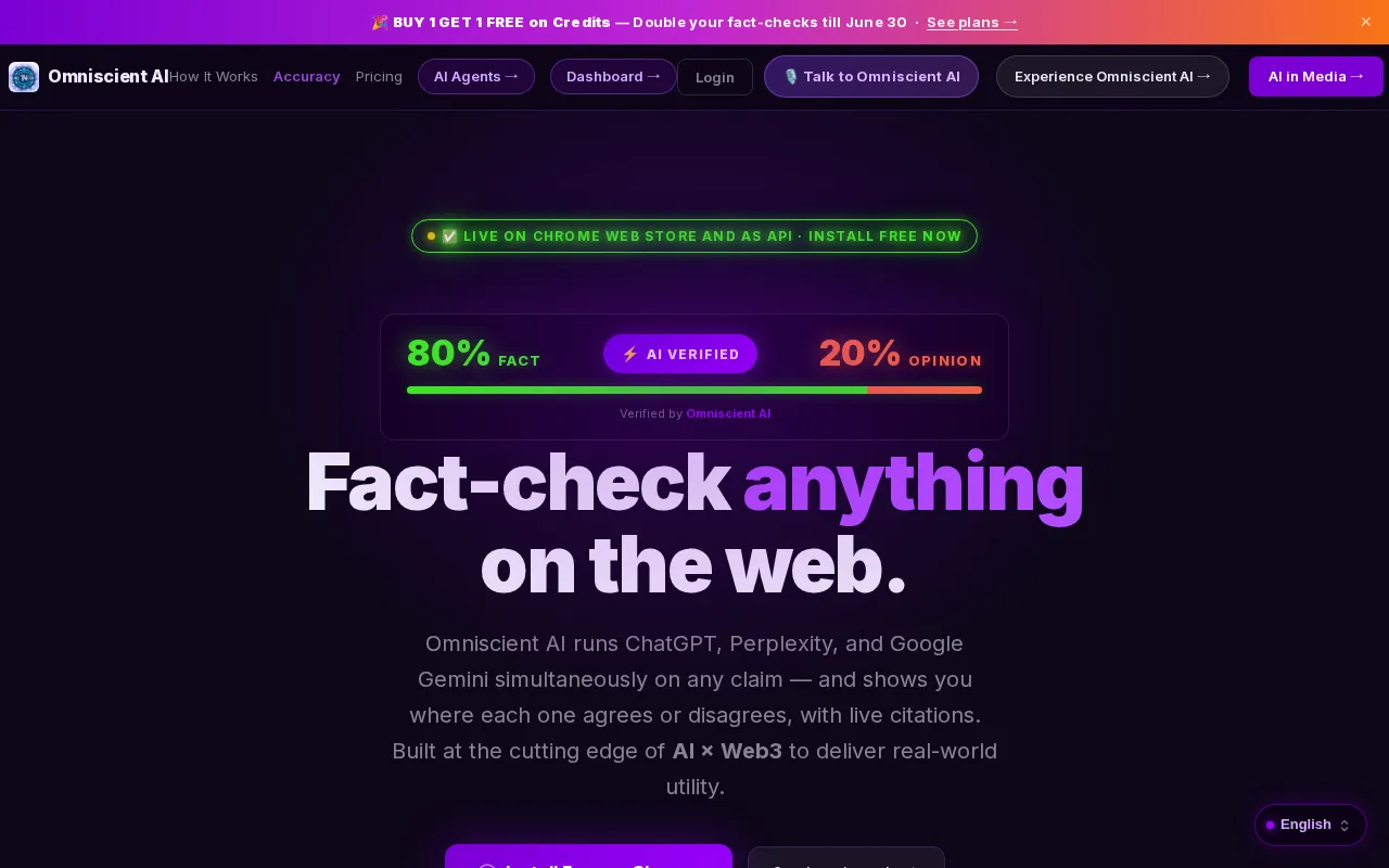 Omniscient AI — preview screenshot