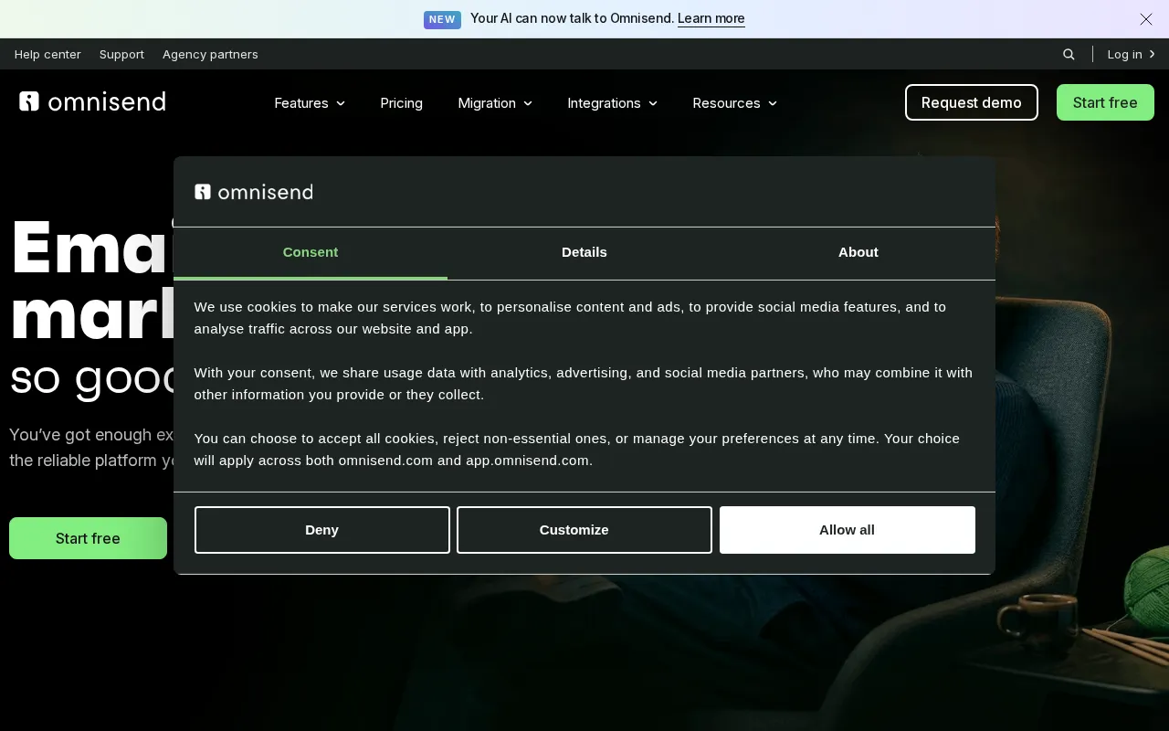 Omnisend — preview screenshot
