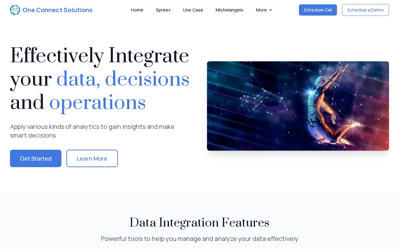 One Connect Solutions — preview screenshot