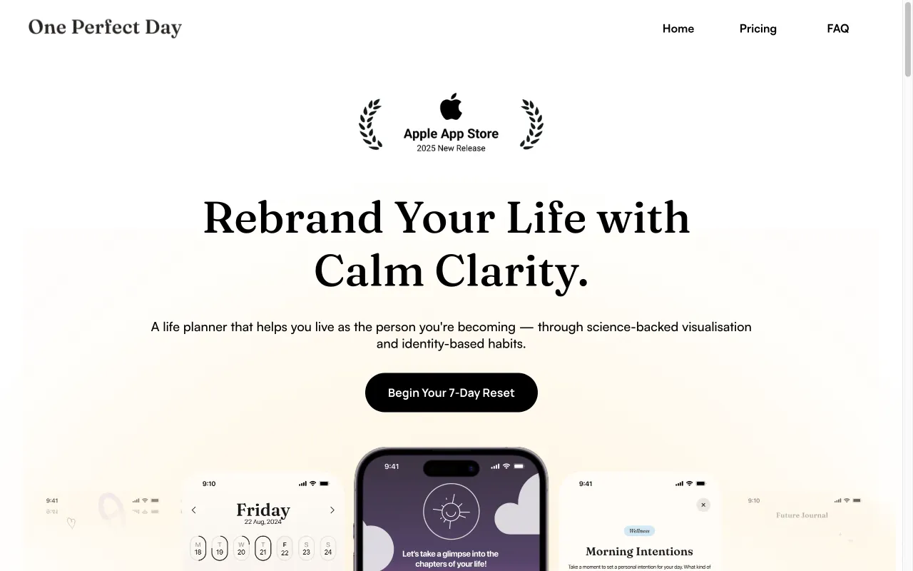 One Perfect Day — preview screenshot
