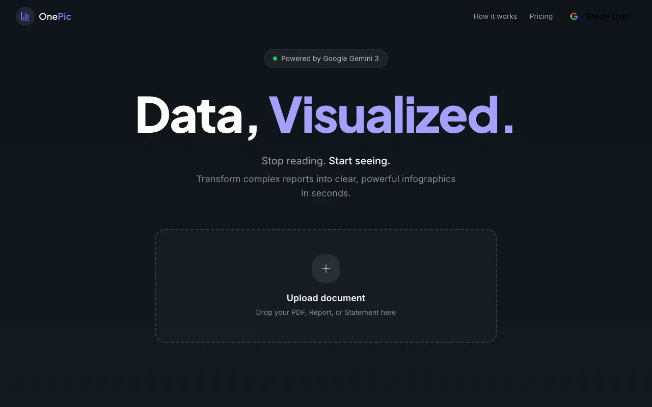 Onepic.AI — preview screenshot