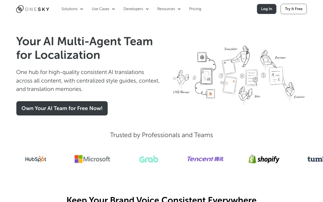 OneSky Localization Agent — preview screenshot