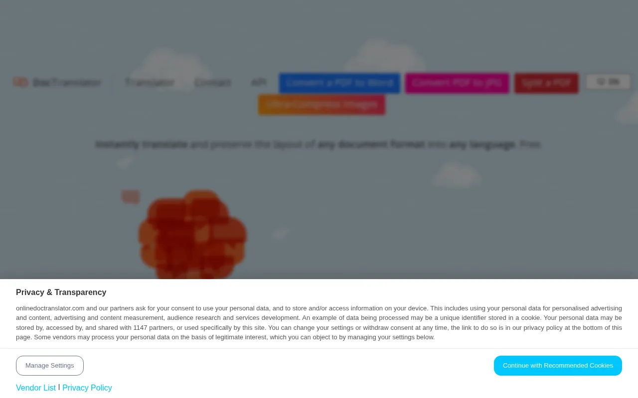 Online Doc Translator — preview screenshot