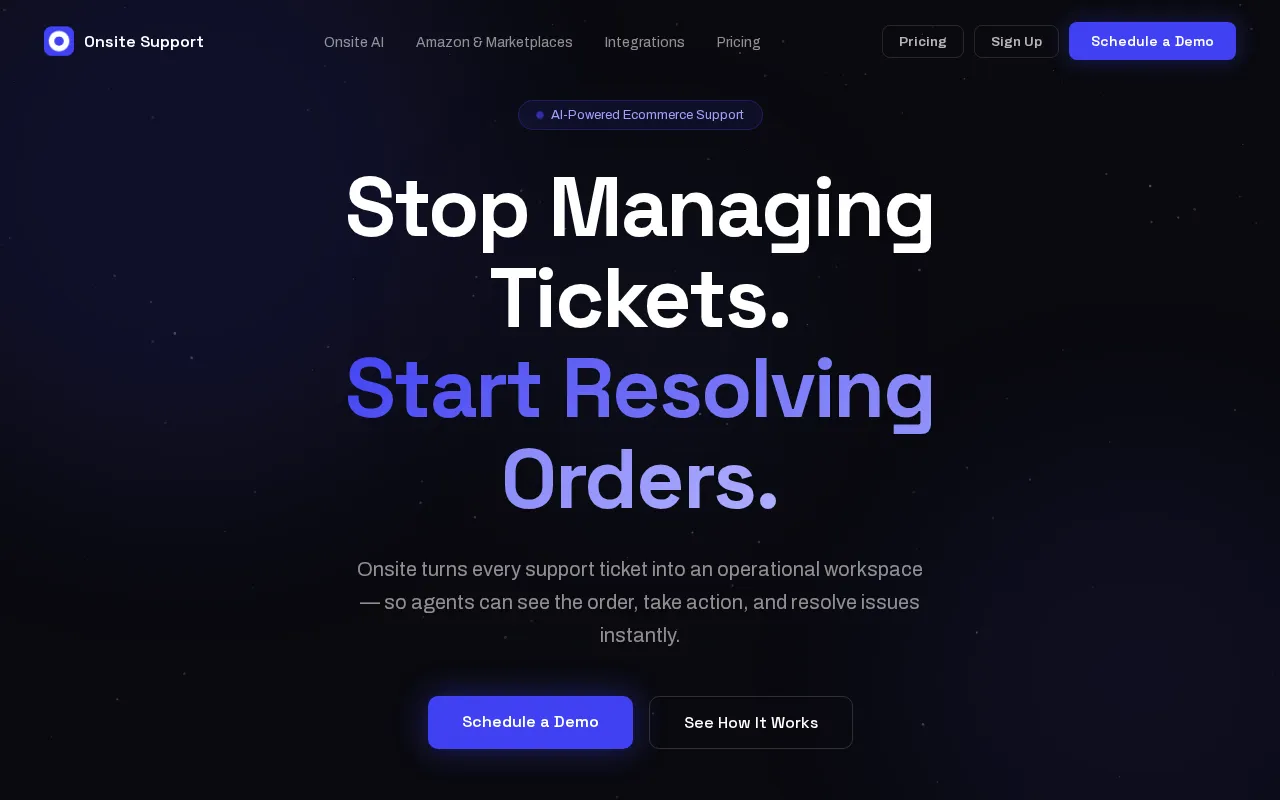 OnSite — preview screenshot