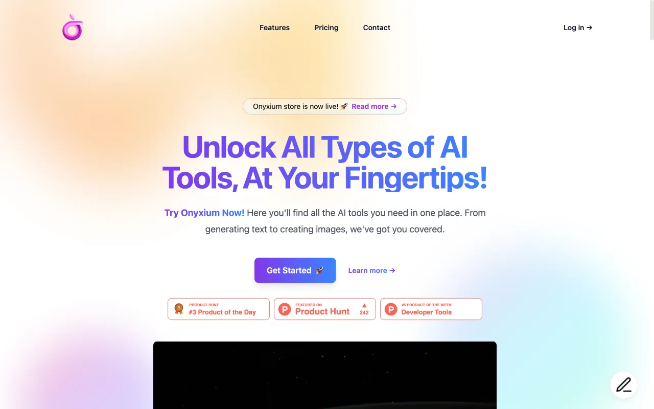Onyxium AI — preview screenshot