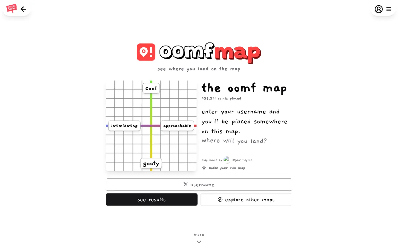 oomfmap.com — preview screenshot