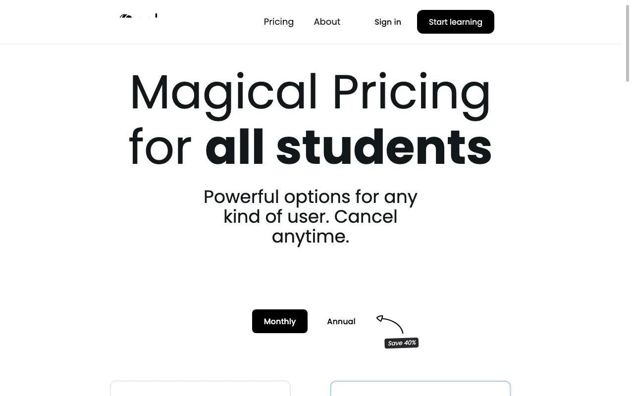 Opal — pricing page