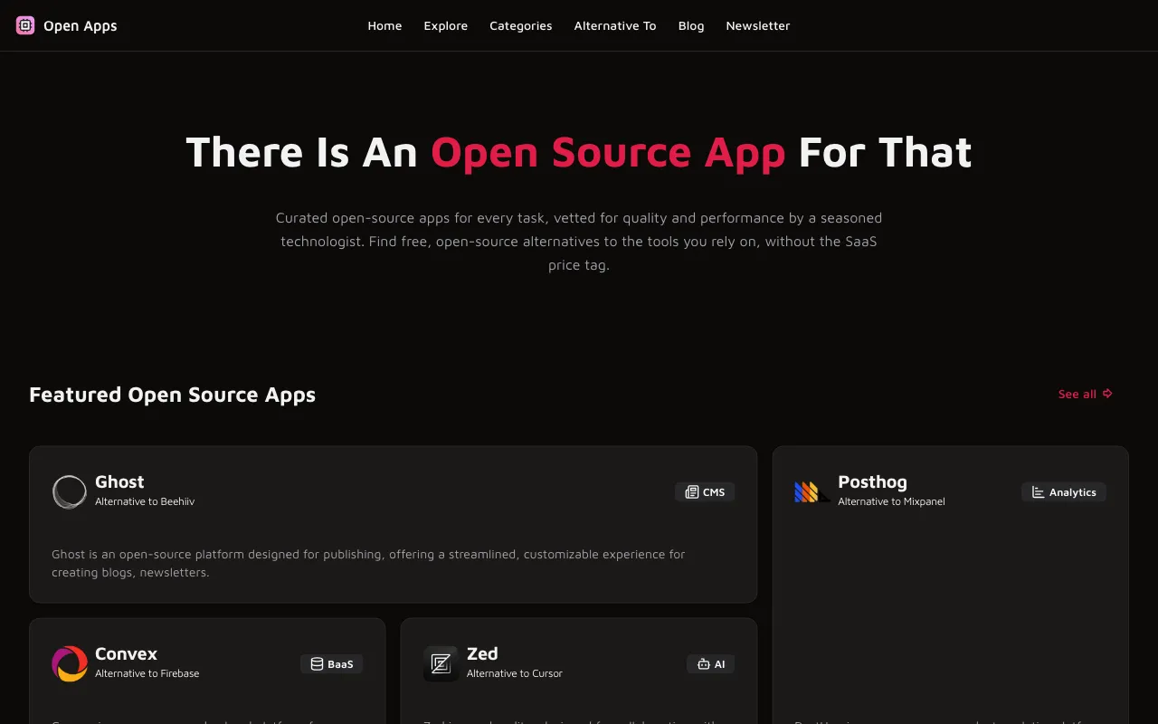 Open Apps — preview screenshot