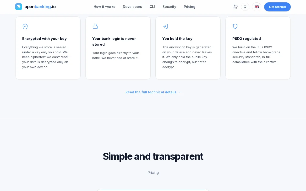 Open Banking — preview screenshot