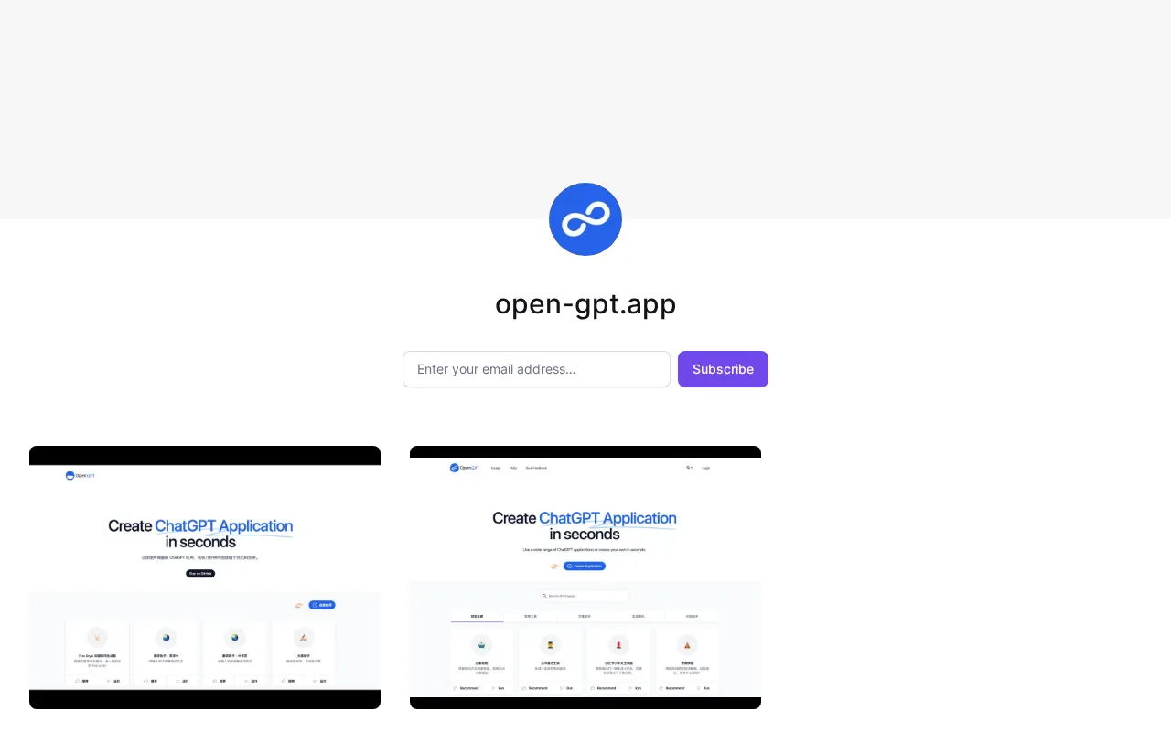 open-gpt.app — preview screenshot