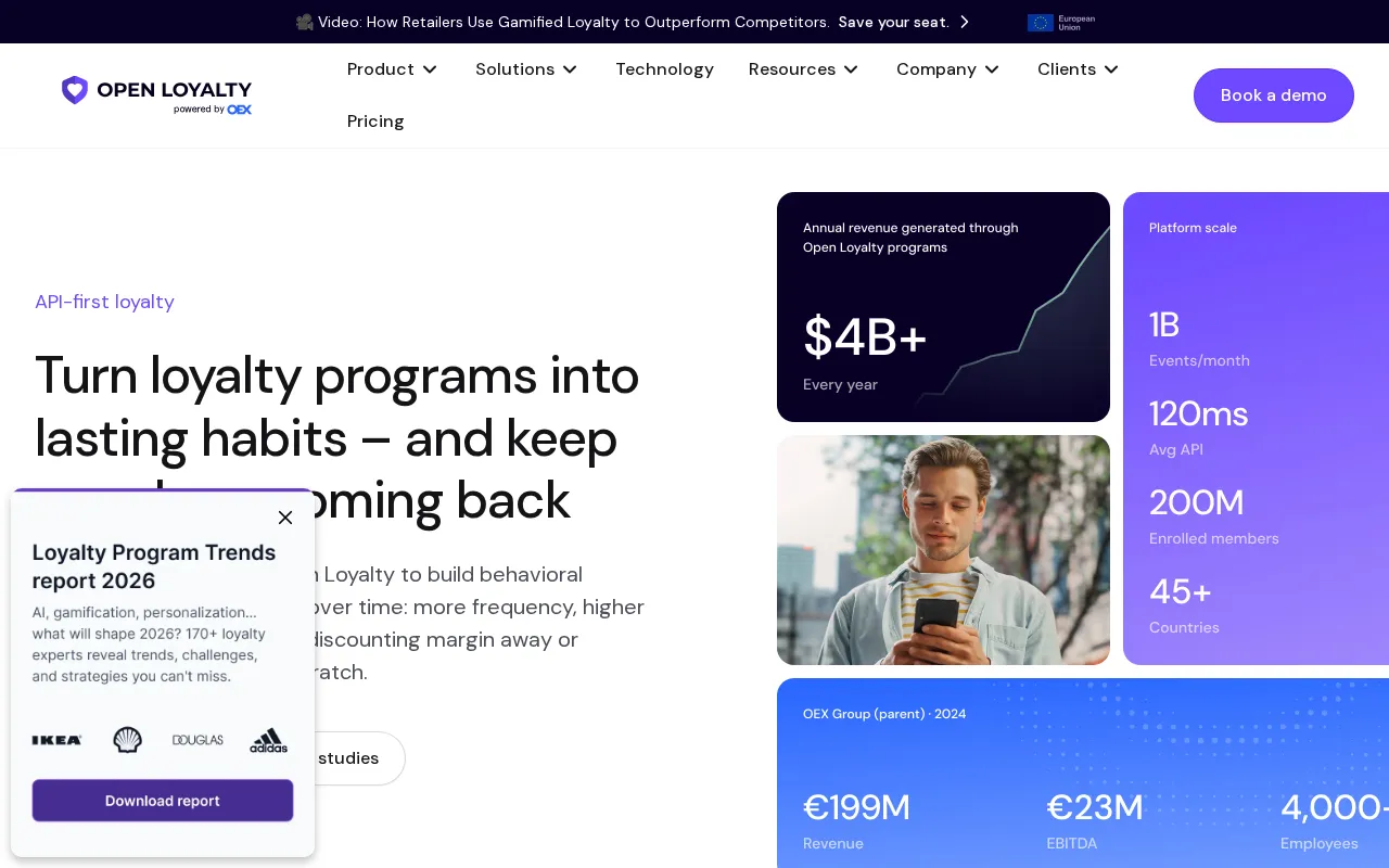 Open Loyalty for Startups — preview screenshot