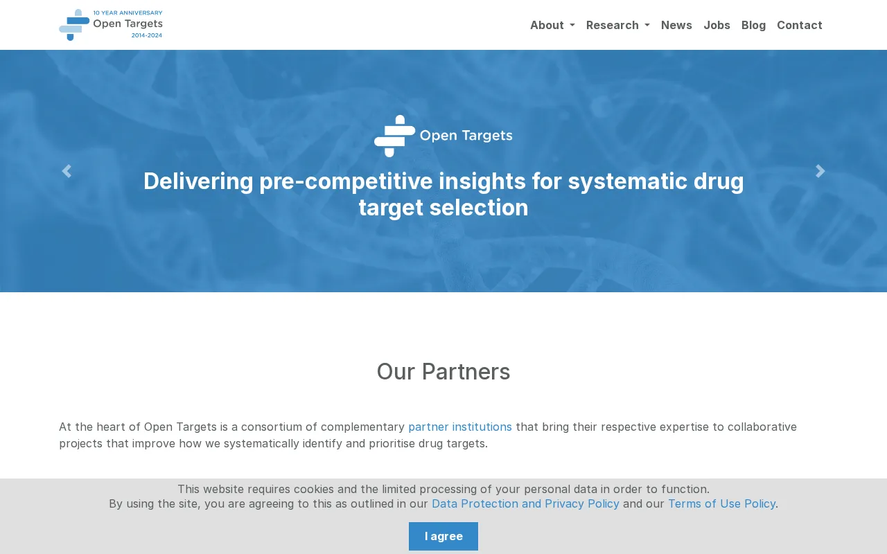 Open Targets — preview screenshot