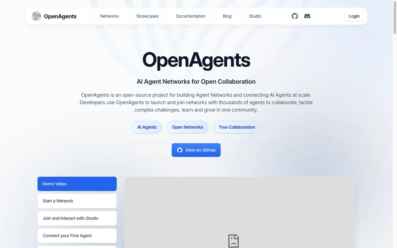OpenAgents — preview screenshot