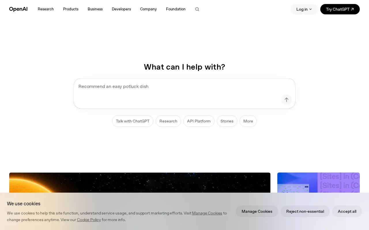 OpenAI — preview screenshot