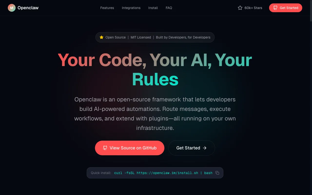 Openclaw — preview screenshot