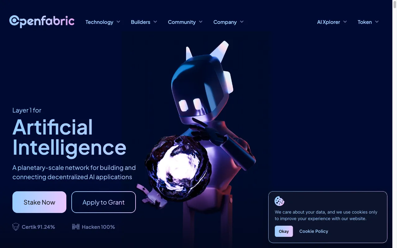 Openfabric AI — preview screenshot