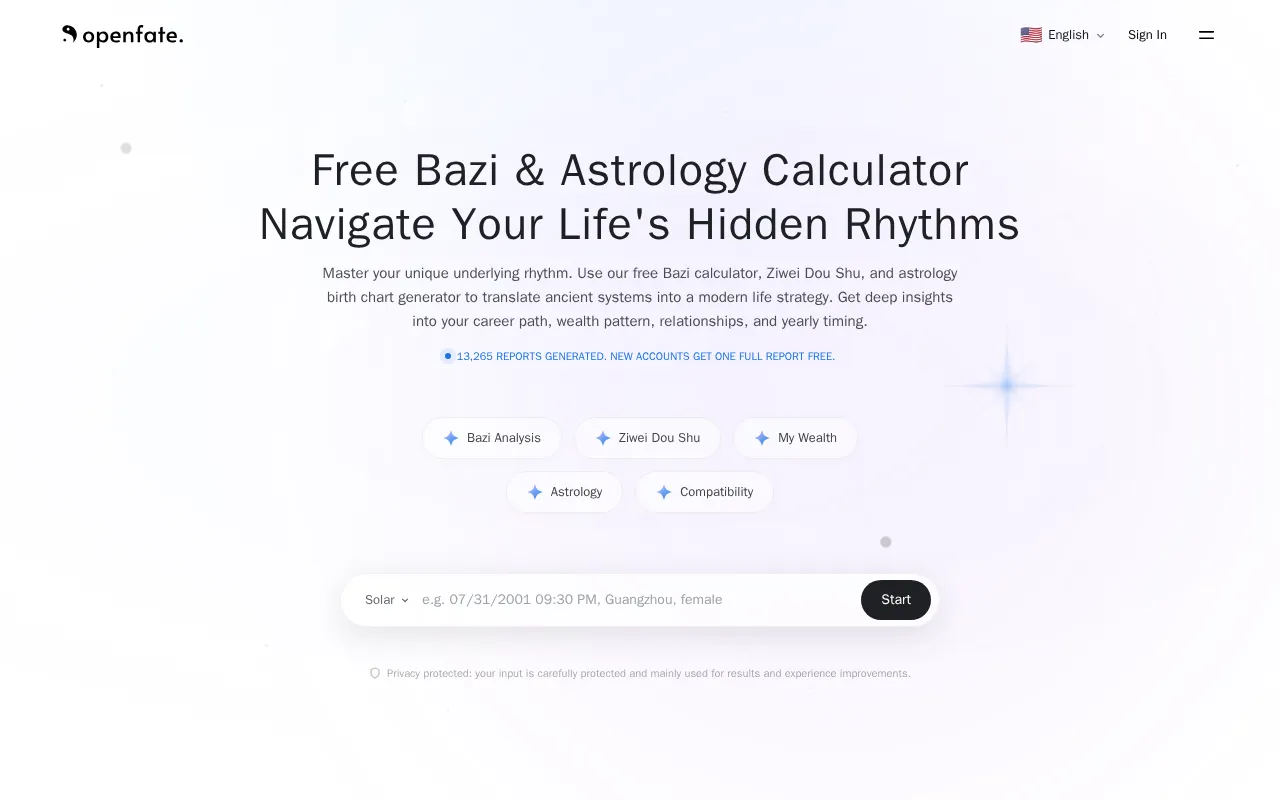 OpenFate AI — preview screenshot